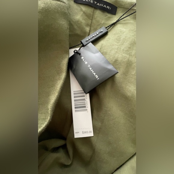 NEW ELIE TAHARI KHAKI BLAZER WOMEN’s - Picture 9 of 12